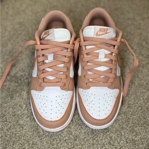 Nike dunk low White/Rose Whisper 6W